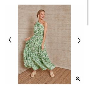 Charina Sarte Botanical dress from Tuckernuck